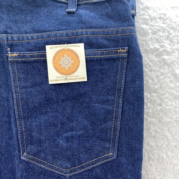 VTG 1980s JC Pennys Jeans Men's 38x29 Blue Big Mac Workwear Lite Wash Denim USA - Picture 8 of 15